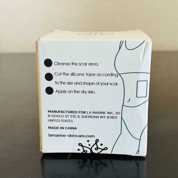 LaMarine Silicone Scar Tape Medical Grade, Safe for Sensitive Skin - Picture 2 of 3